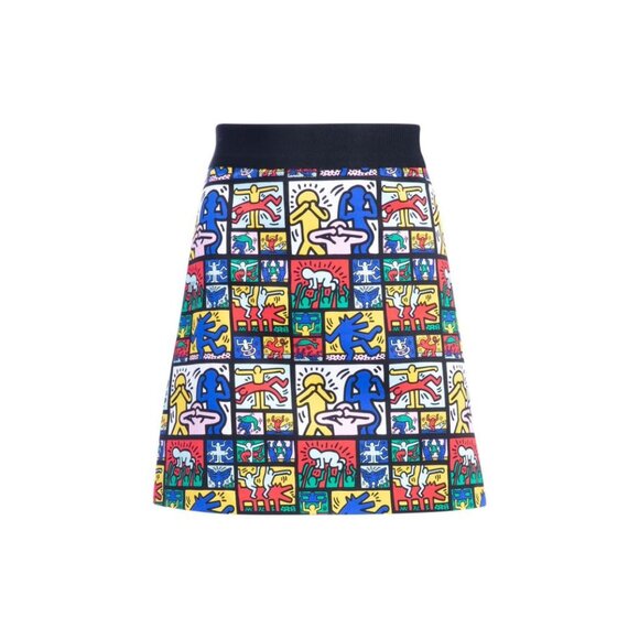 Alice + Olivia Dresses & Skirts - Alice + Olivia Keith Haring print multicolored mini skirt, size 12